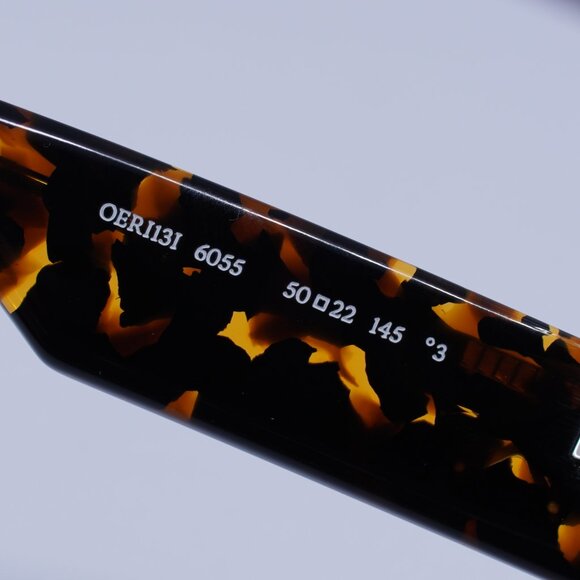 Off-White OERI13I JACKSON 6055 Sunglasses Havana Square Frame, Green Lenses - Picture 8 of 10